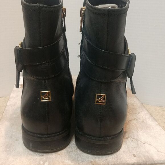 👍 Sperry Charcoal gray Booties Size 8.5.  A10 - Picture 5 of 10